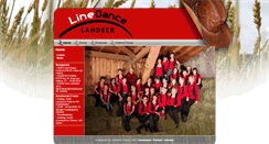 Desktop Screenshot of linedancelandeck.at