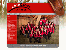 Tablet Screenshot of linedancelandeck.at
